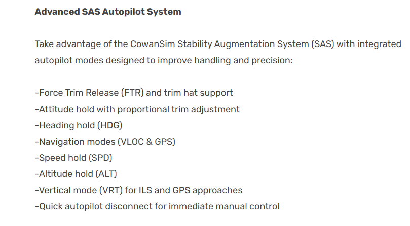SAS Autopilot Manual